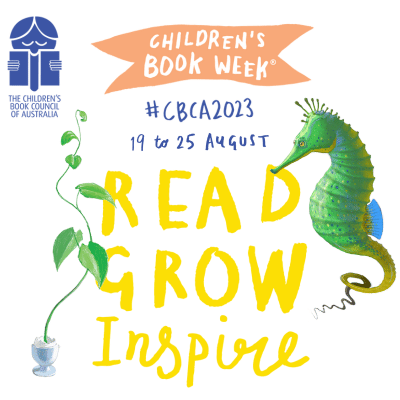 Read. Grow. Inspire. 
Children's Book Week 2023.