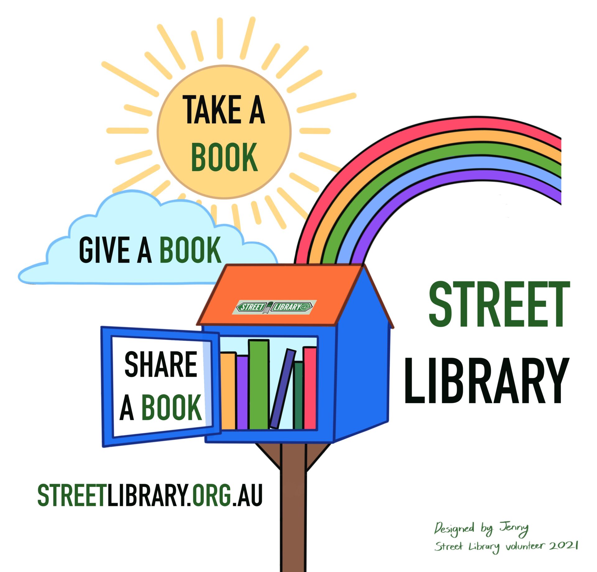 Take a book. Give a book. Share a book.