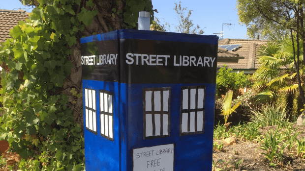 Street libraries are branching out all over Canberra, from fridges to a TARDIS