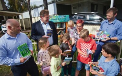 Library pops up in street – Canterbury Bankstown