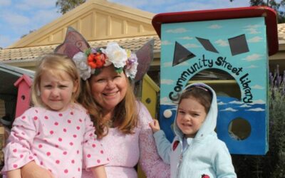 Fairy Raine from Fairy Lane has opened a street library in her front yard at Capalaba | Redland City Bulletin