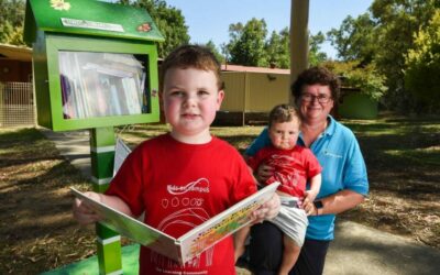Kids on Campus at Wodonga TAFE sets up a street library | The Border Mail