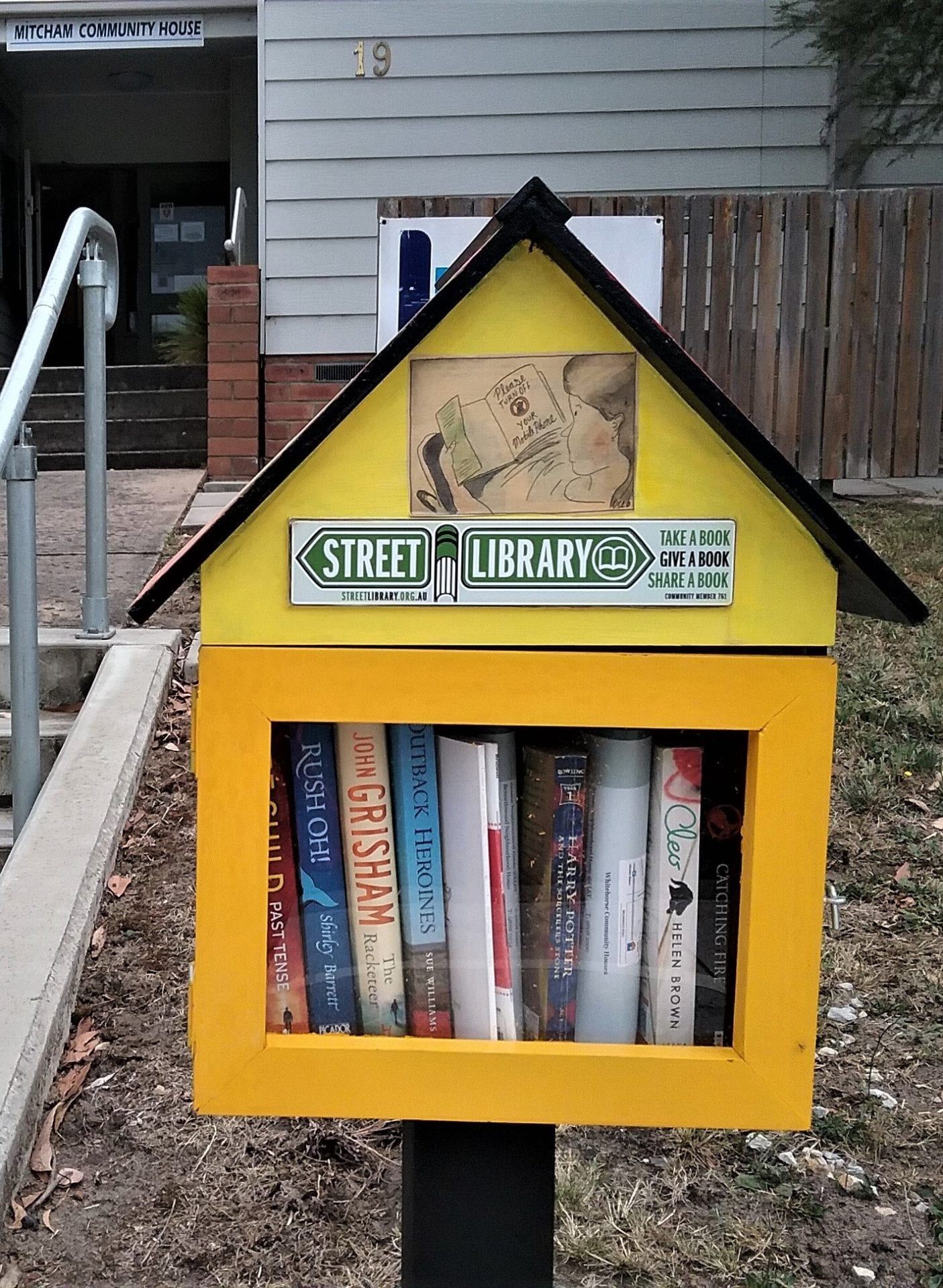 Mitcham Community House Street Library Street Library Australia