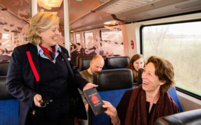Netherlands makes trains free on national book day for those who show a book instead of ticket.