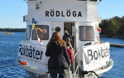 Sweden’s bokbåten is a floating library that brings books to residents of remote islands