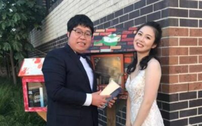 Street Libraries- the ON TREND  new destination for Wedding Photographs
