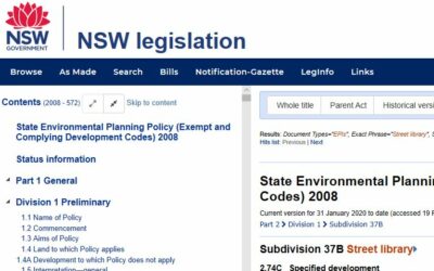 NSW Environmental Planning Policy for Street Libraries