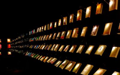 At this bookstore in Taiwan, visitors shop in the dark