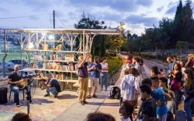 A tale of two open-air libraries: One for Jerusalem’s Palestinians, the other for Jews
