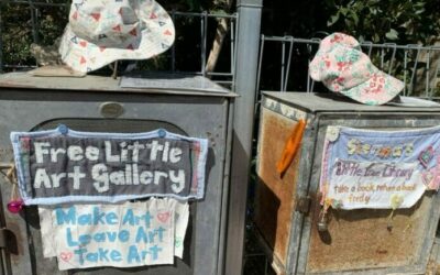 Take art, give art at the Free Little Art Gallery