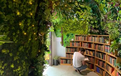 Enter the overgrown tunnel of plants into Montrose’s Lost Books