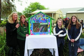 Members of the community with the Whittlesea Street Library