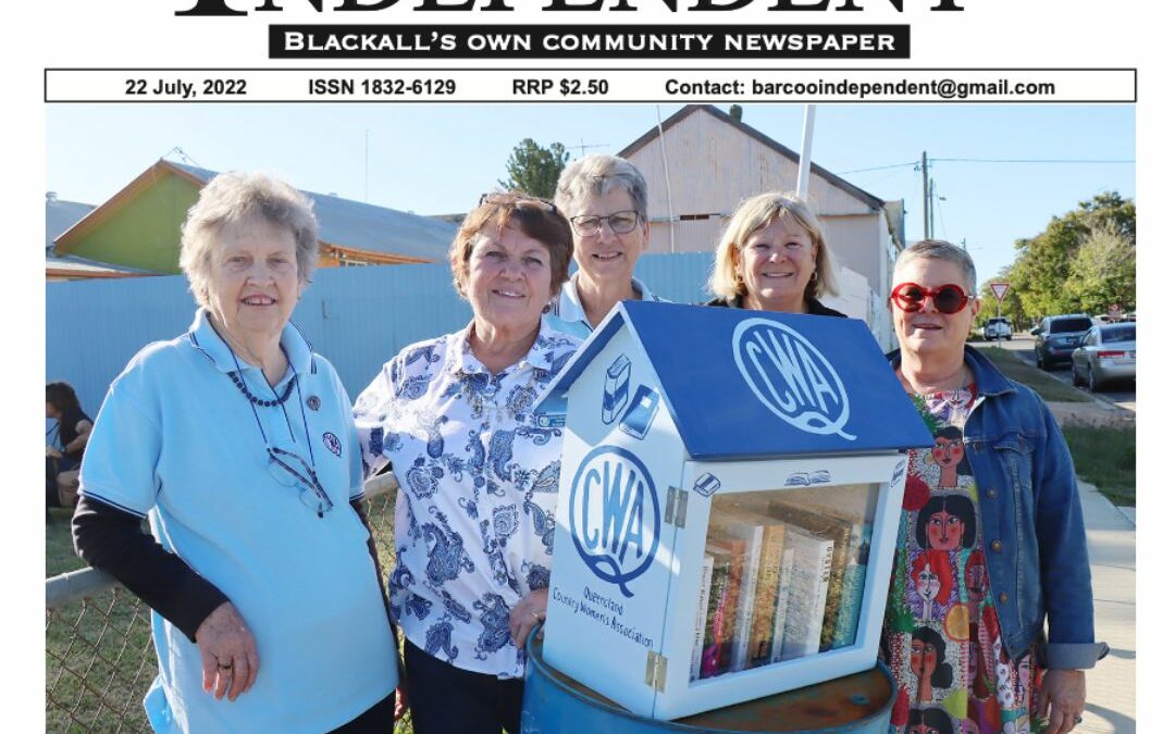 Street Libraries Front Page News in Blackall