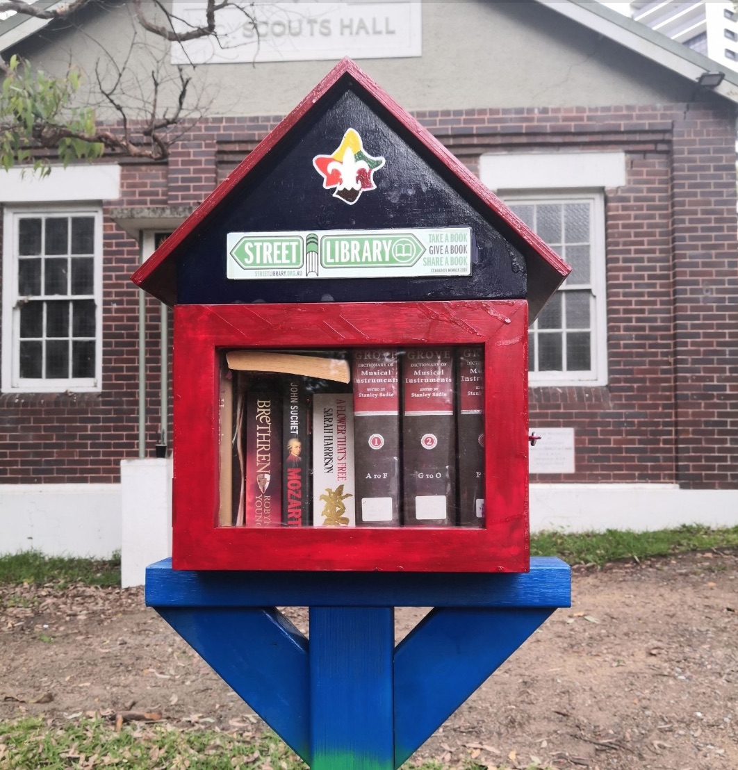 A small Street Library situated in Epping, NSW.