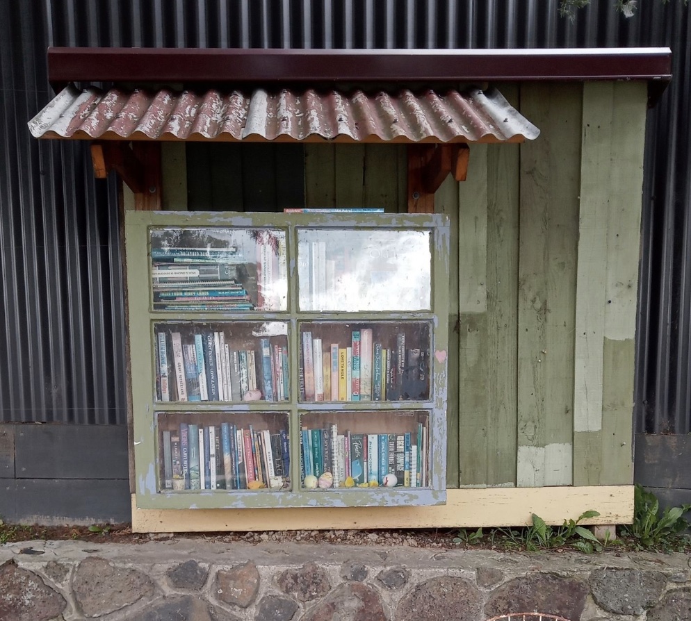 A home made Street Library Montmorency, Victoria.