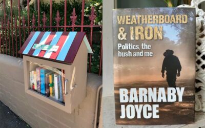 Barnaby Joyce’s Debut Novel ‘Weatherboard & Iron’ Remains Untouched In Annandale Street Library